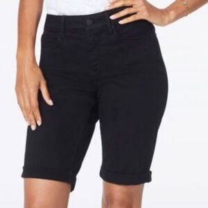 Nydj Black Jean Bermuda